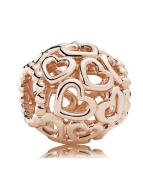 Charm Pandora Moments Parsemé de Cœurs EN ARGENT PANDORA 780964