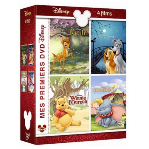 Bambi - Dumbo - La belle et le clochard - Winnie l'Ourson - Coffret 