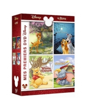 Bambi - Dumbo - La belle et le clochard - Winnie l'Ourson - Coffret 