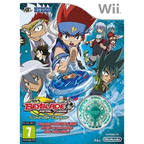 BEYBLADE METAL FUSION WII AVEC NOTICE 