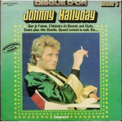Johnny Hallyday – Volume 5 VINYLE 33T 