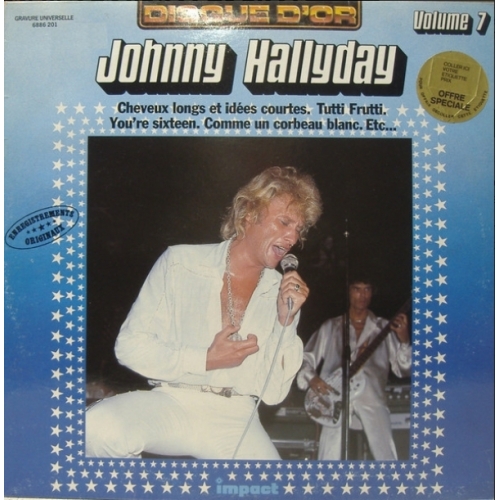 Johnny Hallyday – Volume 7 VINYLE 33T 