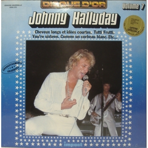 Johnny Hallyday – Volume 7 VINYLE 33T 
