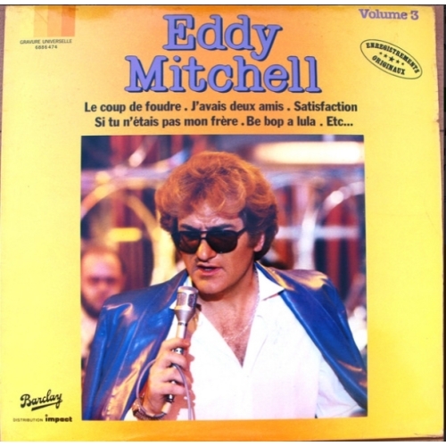 Eddy Mitchell – Eddy Mitchell Volume 3 vinylr 33T 