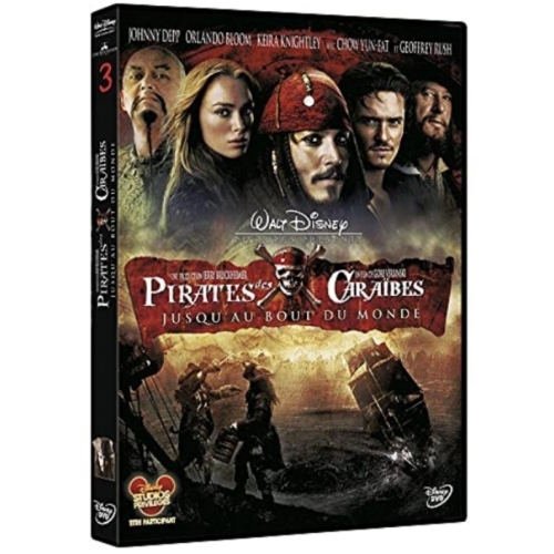 PIRATES DES CARAIBES JUSQU'AU BOUT DU MONDE DVD