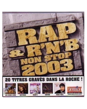 Rap & R&B Non Stop 2003 - Artistes Divers cd