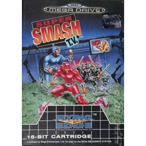 Super Smash Tv en boîte mega drive sans notice