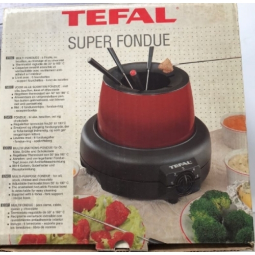 TEFAL SUPER FONDUE ELECTRIQUE 6 PERSONNES ROUGE 800W 