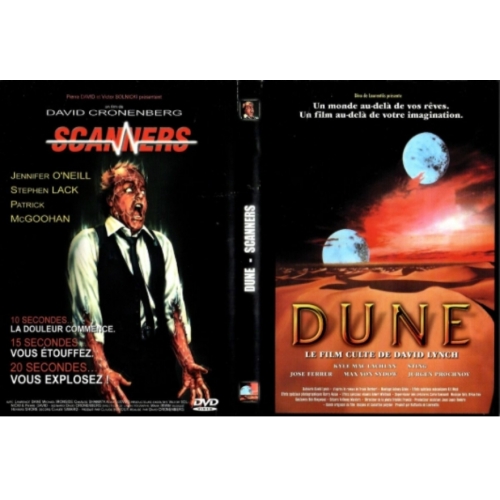 double dvd  dune + scanners 