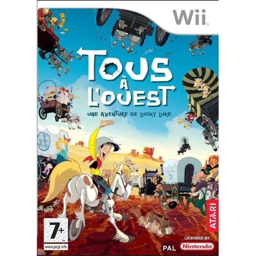 Lucky Luke Tous à l'Ouest Wii AVEC NOTICE 