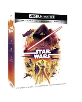 Star Wars Ep 7-9 - 4K Ultra HD + Blu-ray + Blu-ray bonus