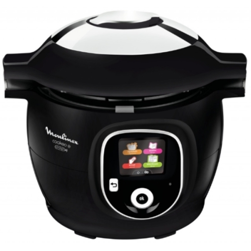 CE859800 / Multicuiseur Intelligent Cookeo+ Connect 6 Programmes + 200 Recettes Noir MOULINEX