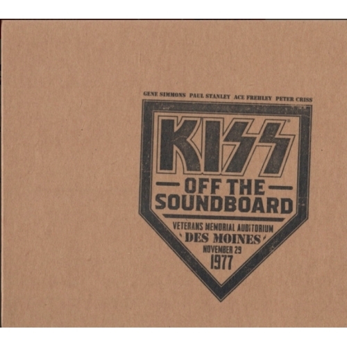 Kiss – Off The Soundboard Veterans Memorial Auditorium Des Moines November 29 1977 CD 