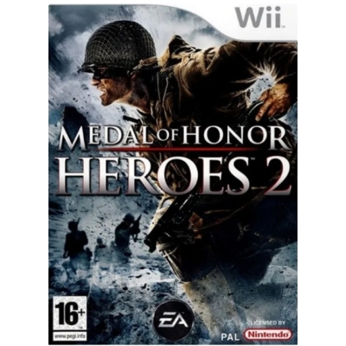 MEDAL OF HONOR HEROES 2 WII AVEC NOTICE 
